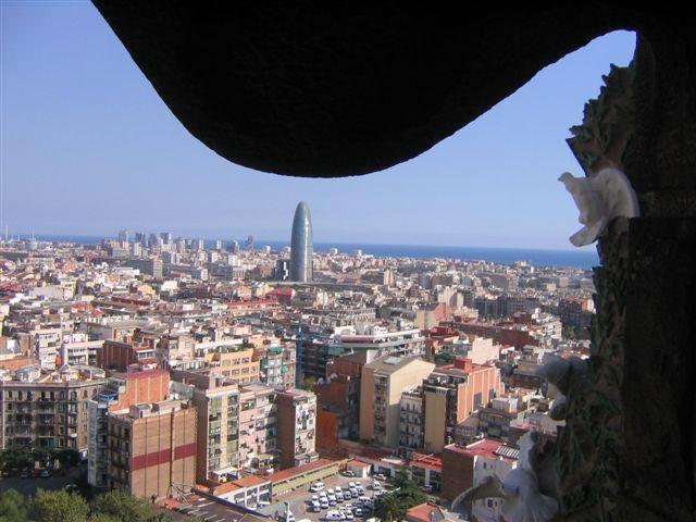 Barcelona_Torre da Sagrada Familia_Viajando Bem pela Europa