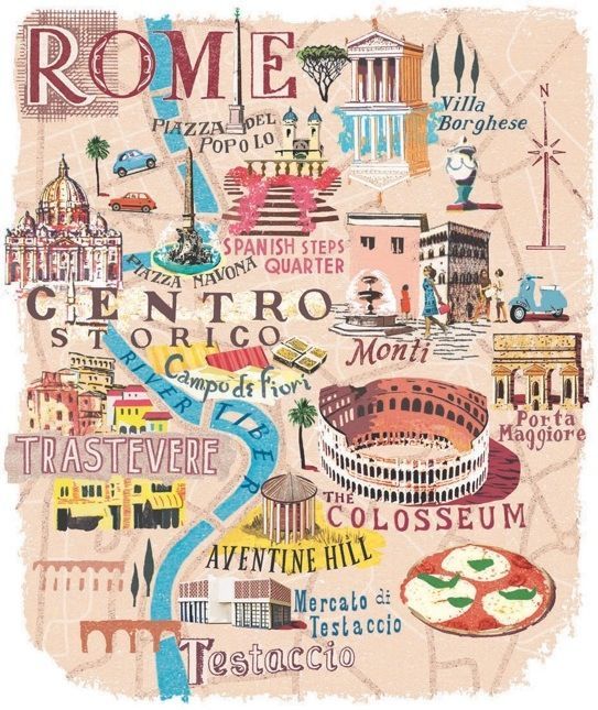 ROMA mapa 