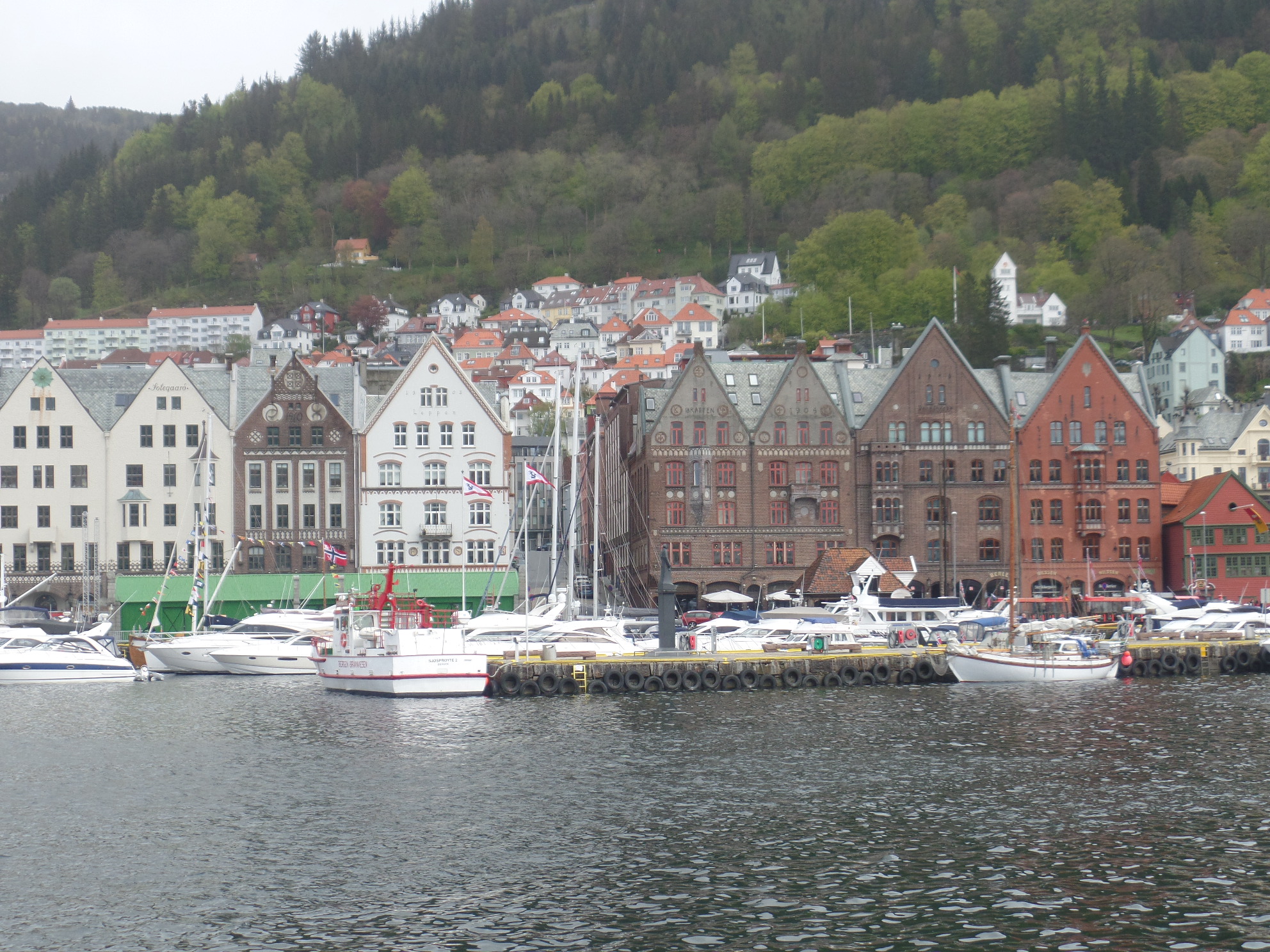Noruega_vista Bergen_Viajando Bem pela Europa
