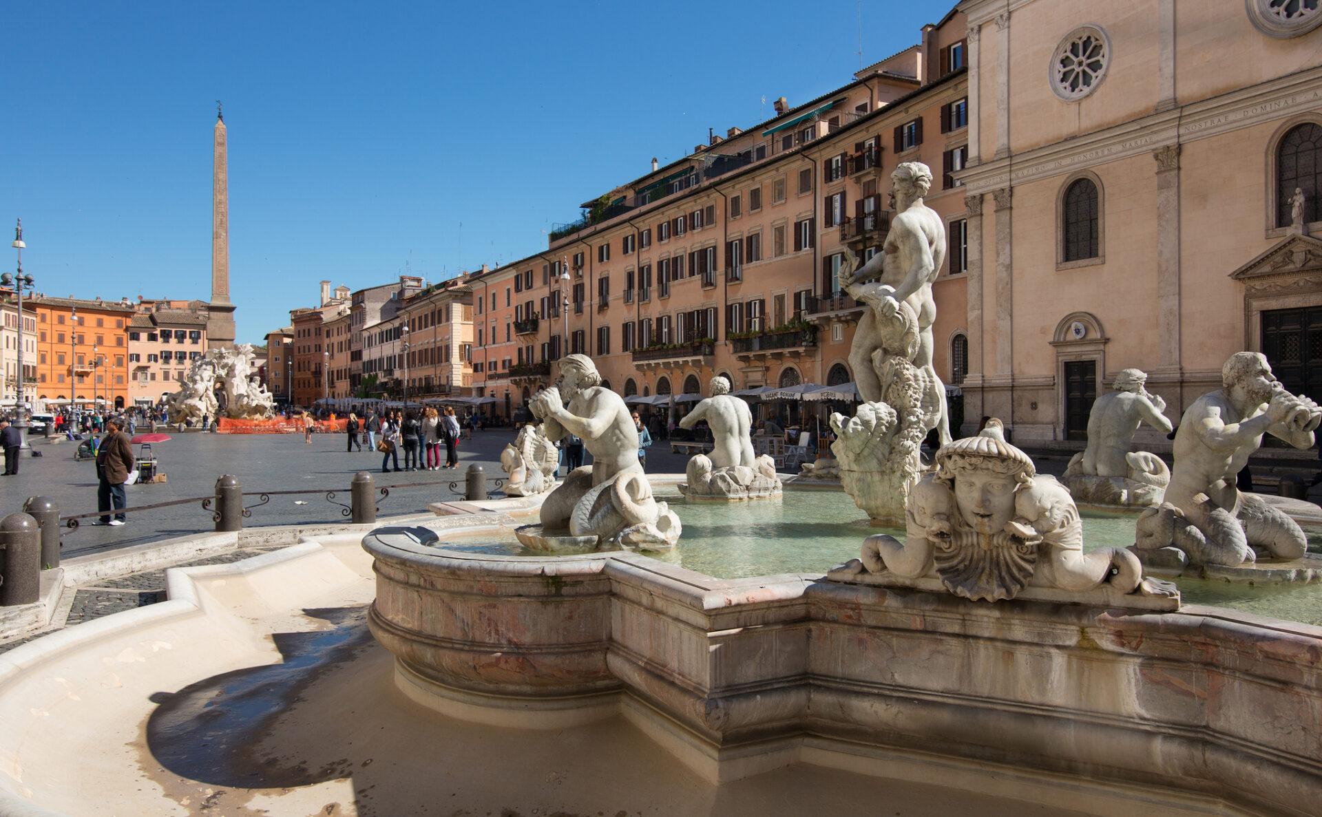 Dez coisas para fazer de graça em Roma_Piazza Navona_Viajando Bem