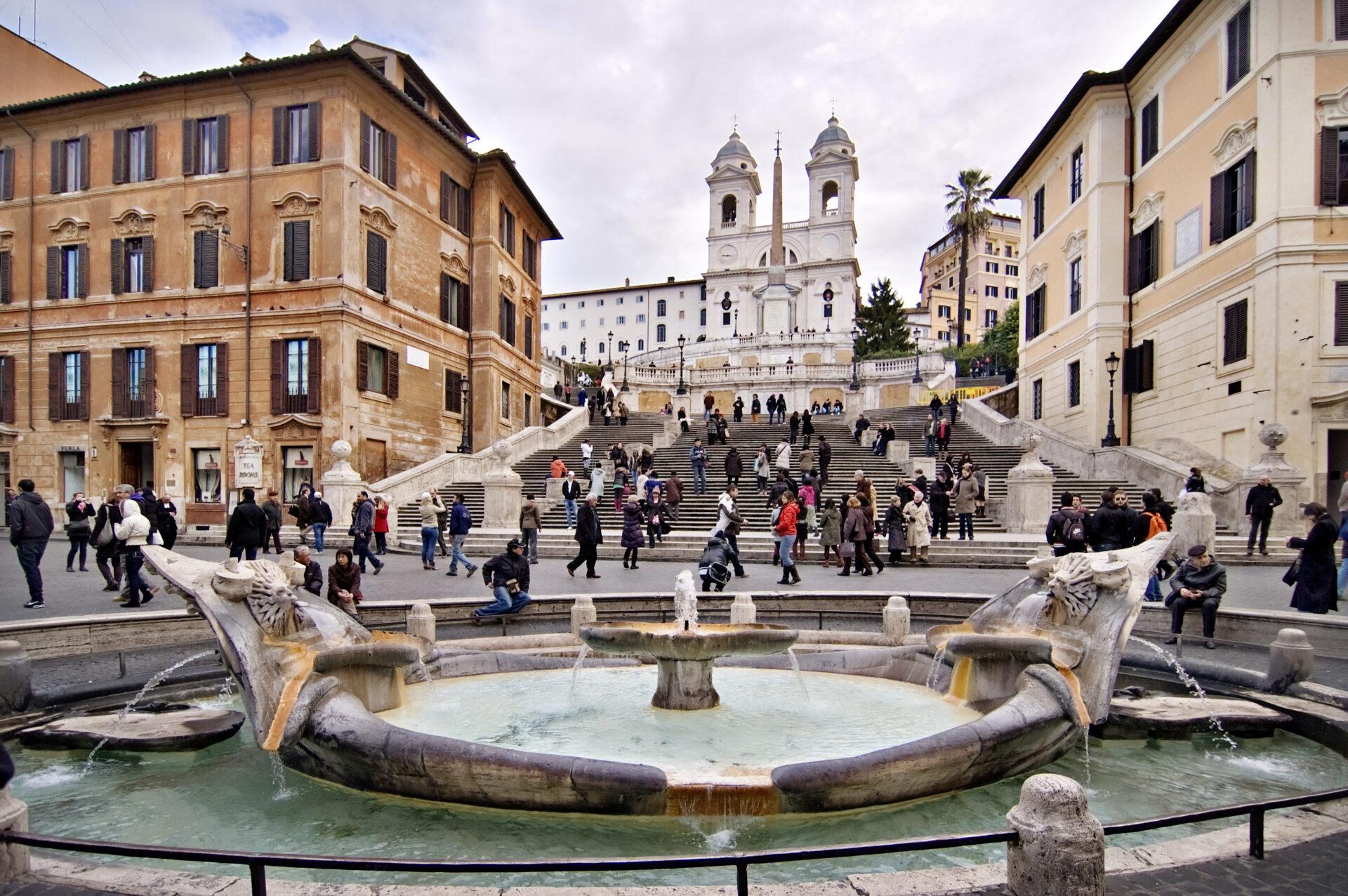 Dez coisas para fazer de graça em Roma_scalinata_Viajando Bem
