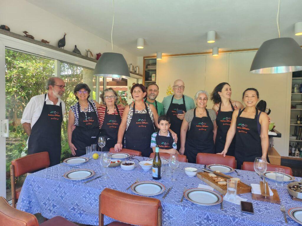 Aula de culinária com chef italiana